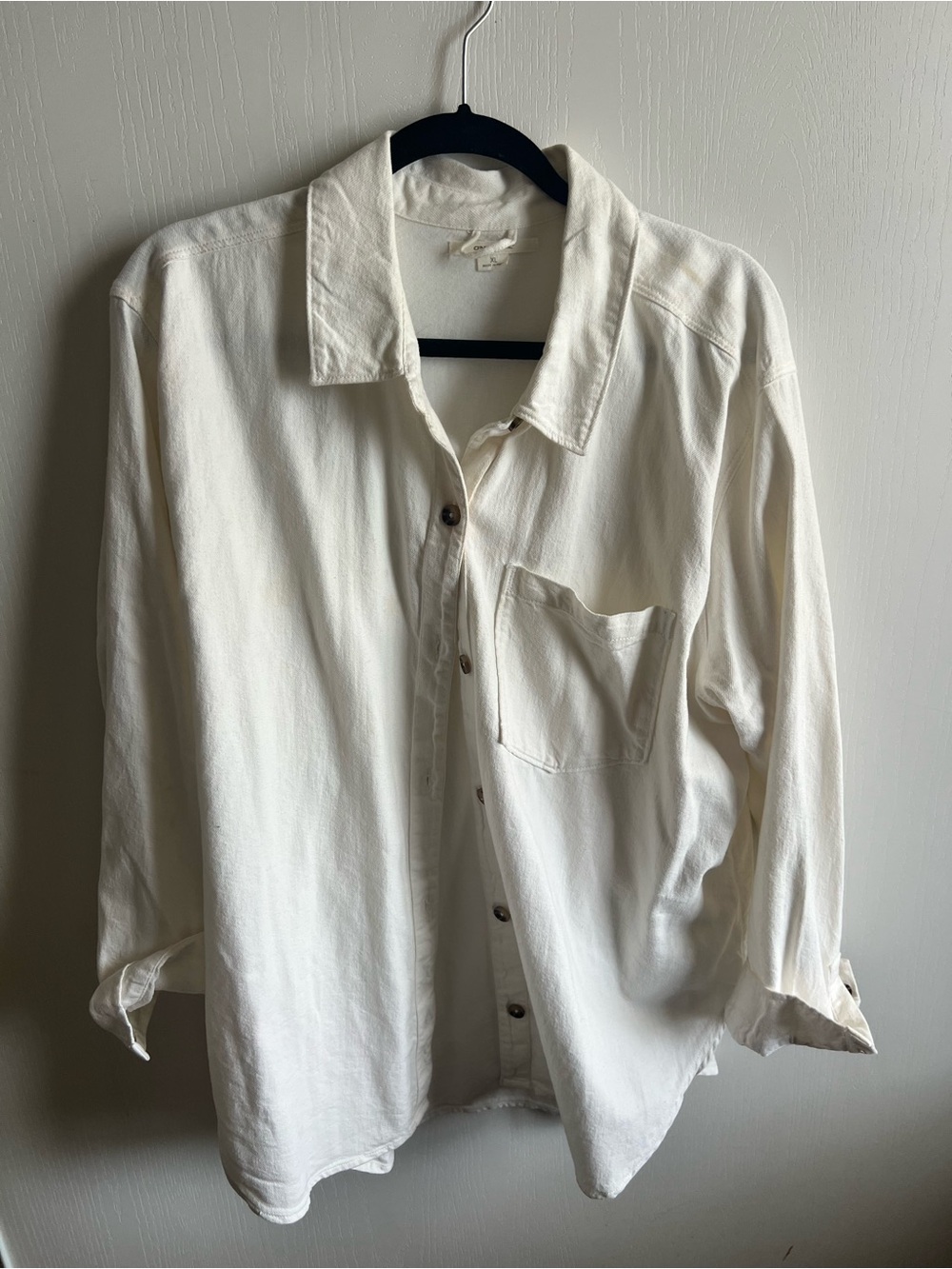 O'Neill Women’s Cream Button-Down Shirt